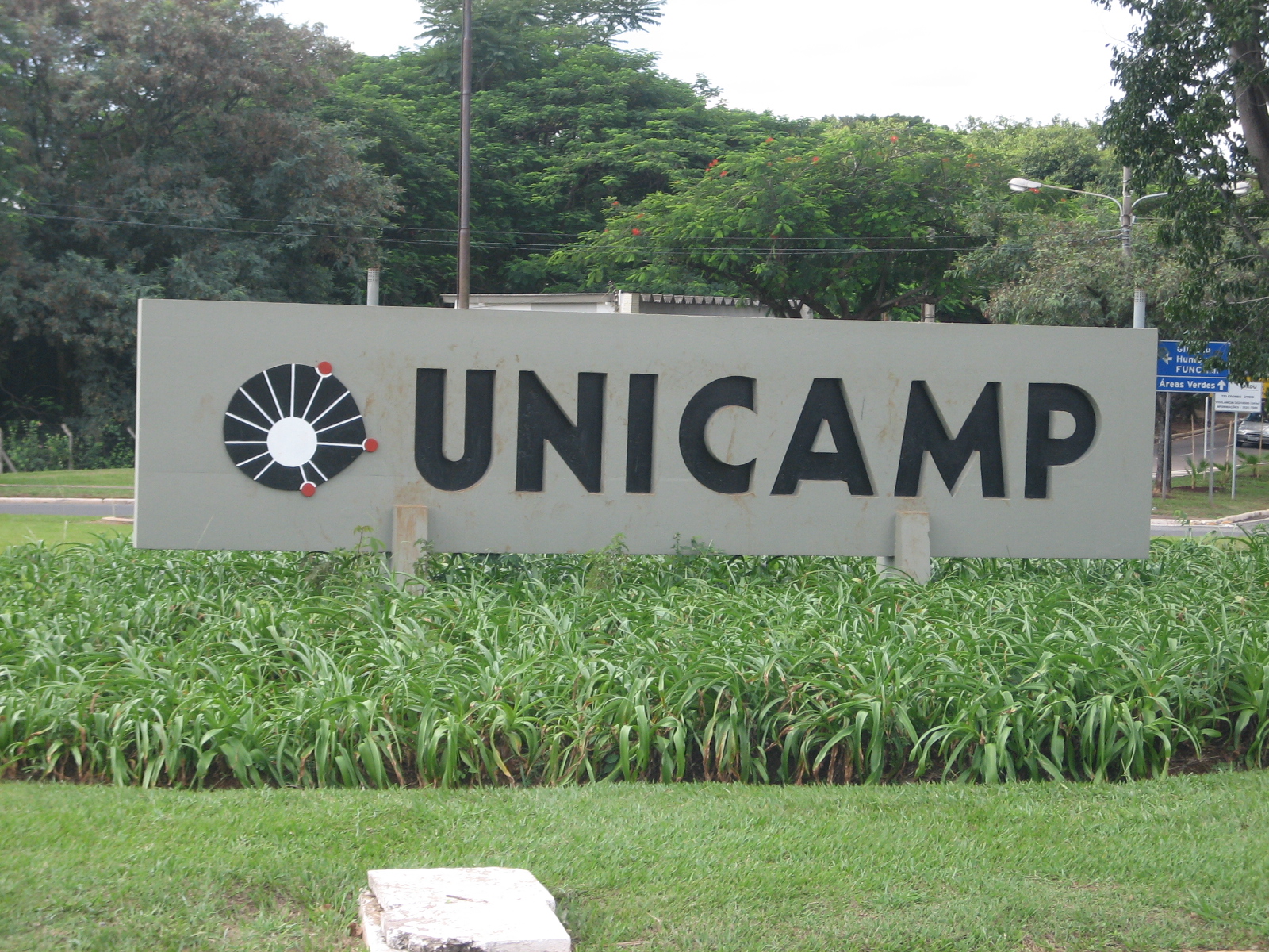 Main entrance of the UNICAMP Campinas campus